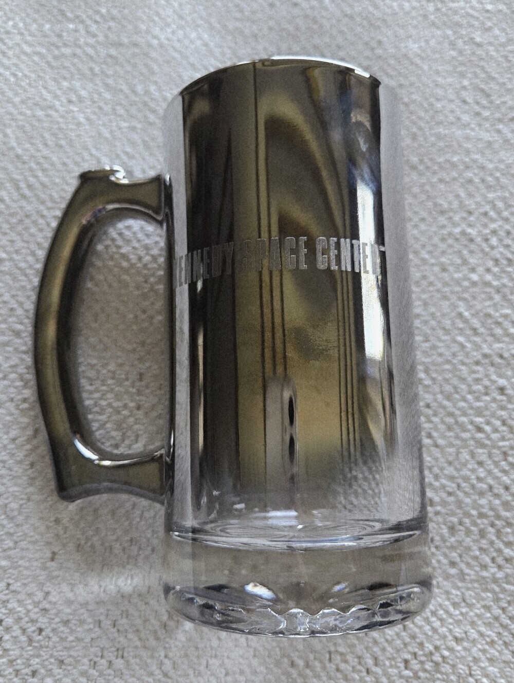 Vintage NASA Kennedy Space Center Space Shuttle Glass Smoke Mug 90s Collect - Picture 6 of 7